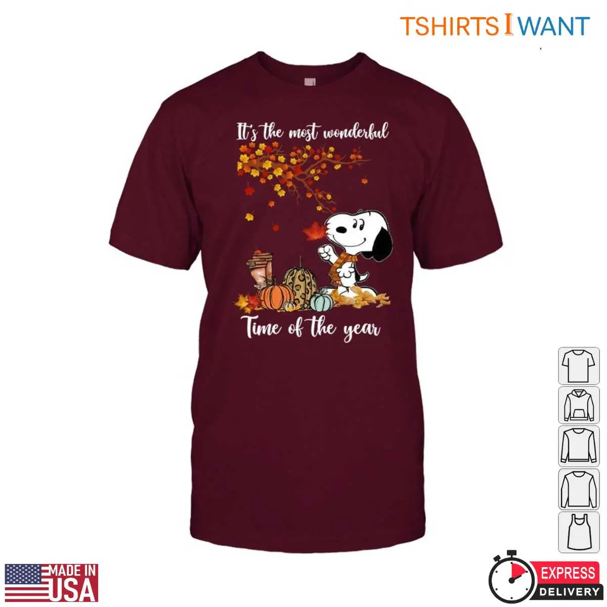Snoopy Autumn Images T-Shirt - Celebrating Fall's 'Most Wonderful Time' Colorful Leaves & Harvest Motif Tee 5 Snoopy Autumn Images T Shirt Colorful Fall Leaves Harvest 6 1.jpg