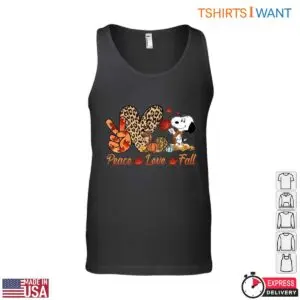 Snoopy Autumn Pictures T-Shirt - 'Peace Love Fall' Boho Chic Fall Tee 9 Snoopy Autumn Pictures T Shirt Peace Love Fall Tee 3 1.jpg