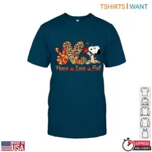Snoopy Autumn Pictures T-Shirt - 'Peace Love Fall' Boho Chic Fall Tee 12 Snoopy Autumn Pictures T Shirt Peace Love Fall Tee 6 1.jpg