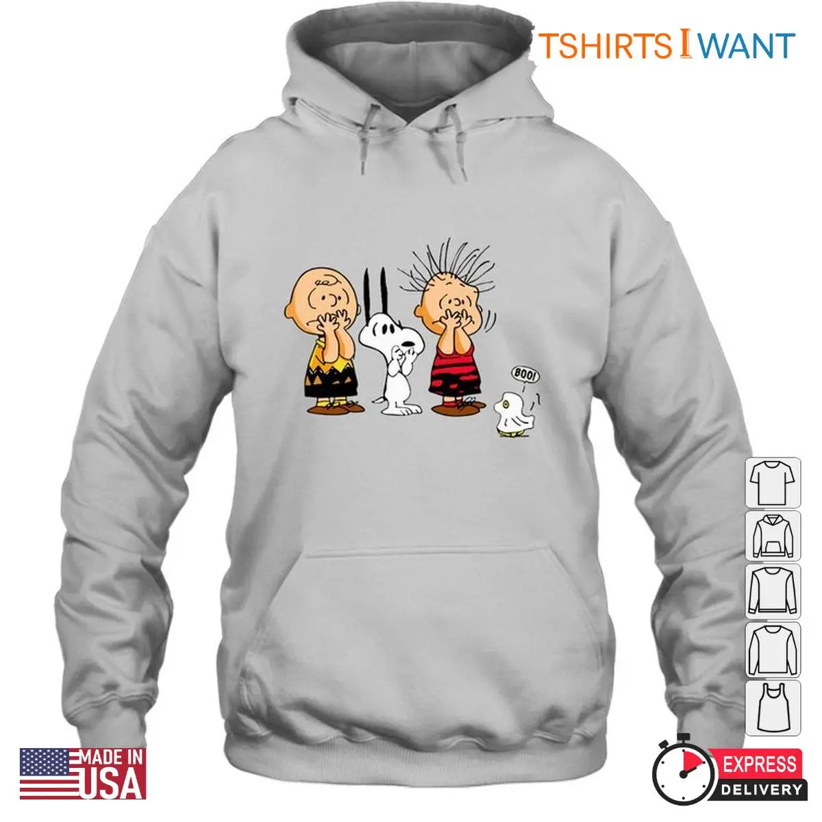 Snoopy 'Boo!' Women's T Shirt – Cute Halloween Graphic Tee for Peanuts Fans Hoodie