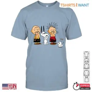 Snoopy 'Boo!' Women's T-Shirt – Cute Halloween Graphic Tee for Peanuts Fans 11 Snoopy 'Boo!' Women's T Shirt – Cute Halloween Graphic Tee for Peanuts Fans Light Blue