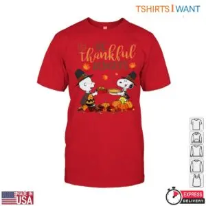 Snoopy and Charlie Brown Thanksgiving T-Shirt - 'Be Thankful Always' with Autumn Harvest 11 Snoopy Charlie Brown Thanksgiving T Shirt Autumn Harvest 6 1.jpg