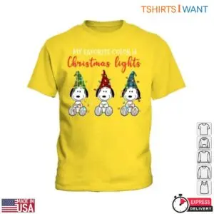 Snoopy Christmas Lights T-Shirt – My Favorite Color Is Christmas Lights 11 Snoopy Christmas Lights My Favorite Holiday Color 6 1.jpg
