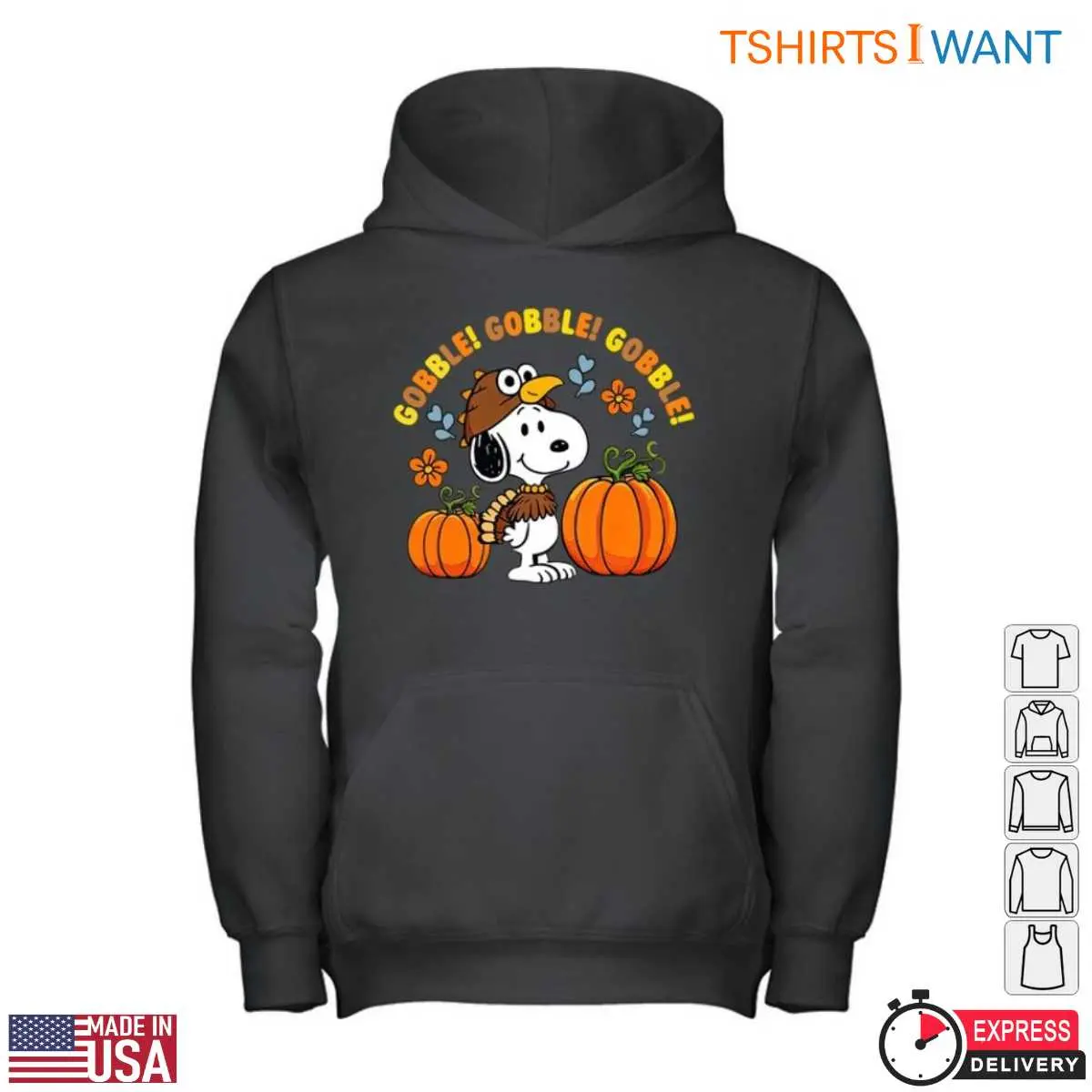 Snoopy Thanksgiving Images T Shirt Gobble Gobble Fun 5 1.jpg