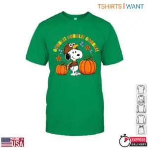 Snoopy Thanksgiving Images T-Shirt - Gobble Gobble Fun Graphic Tee with Pumpkins 13 Snoopy Thanksgiving Images T Shirt Gobble Gobble Fun 7 1.jpg