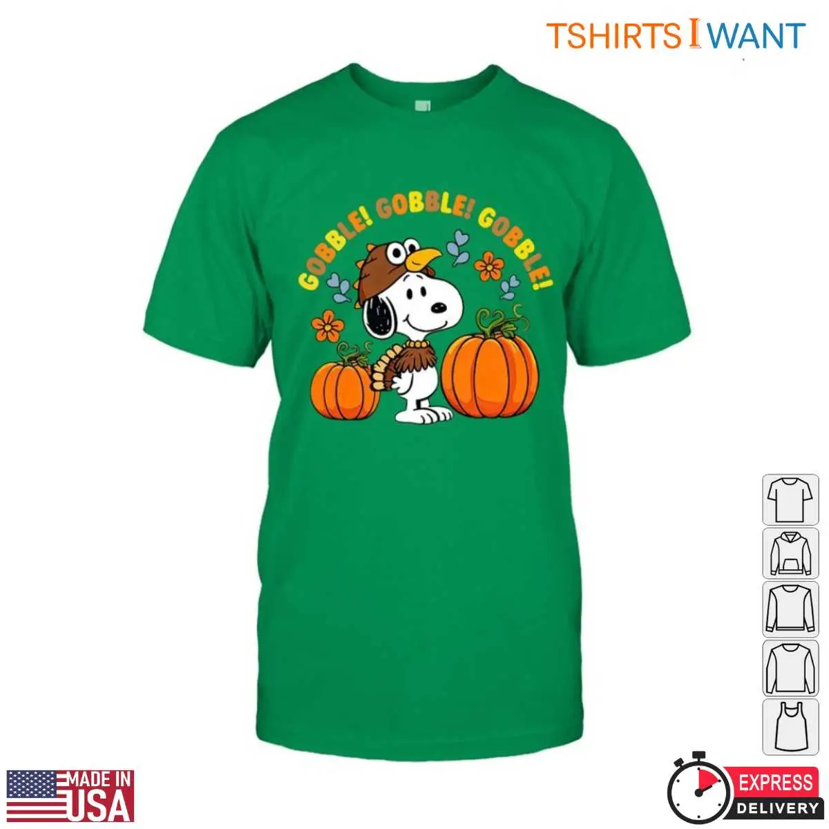 Snoopy Thanksgiving Images T Shirt Gobble Gobble Fun 7 1.jpg