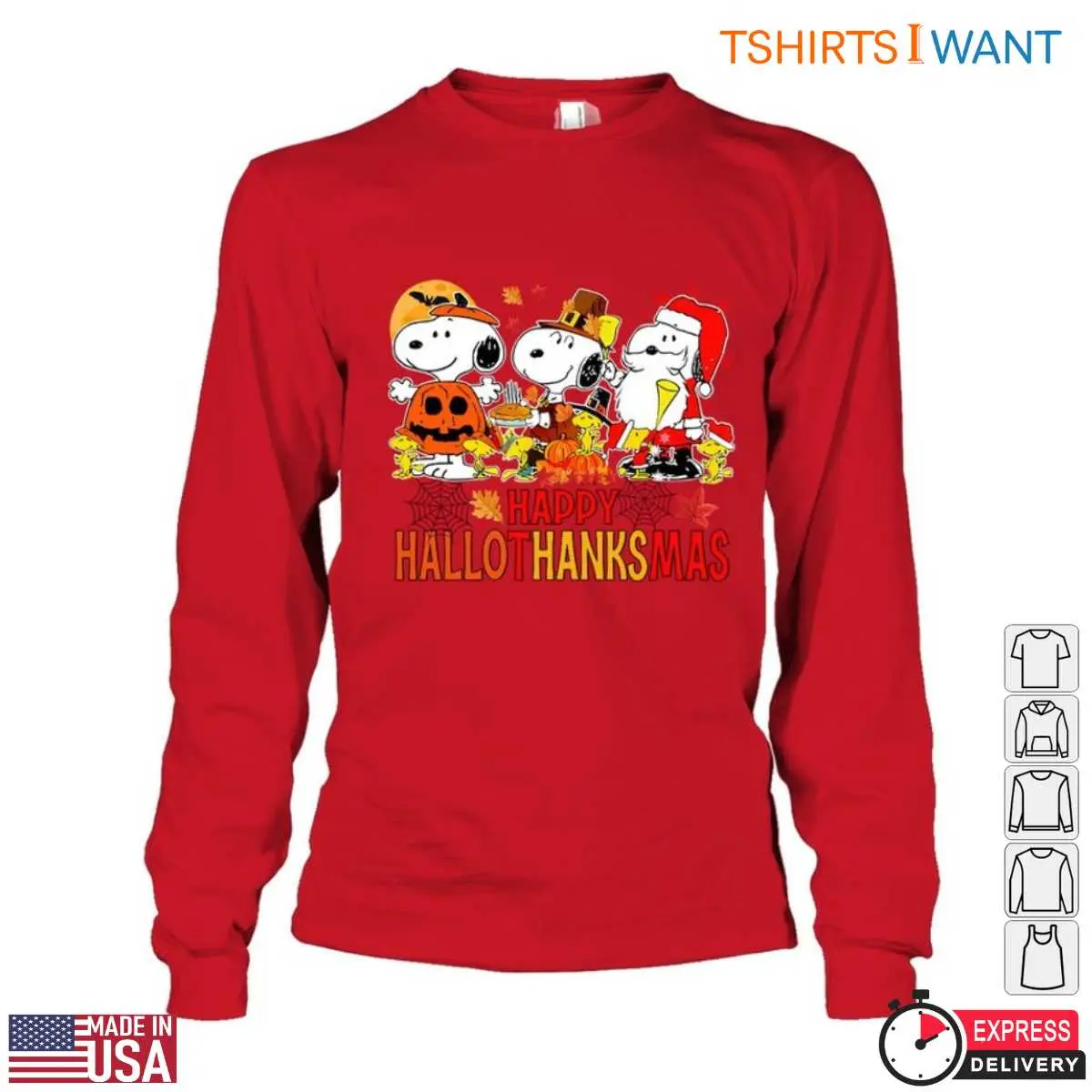 Snoopy Thanksgiving T Shirt Hallothanksmas Graphic 7 1.jpg