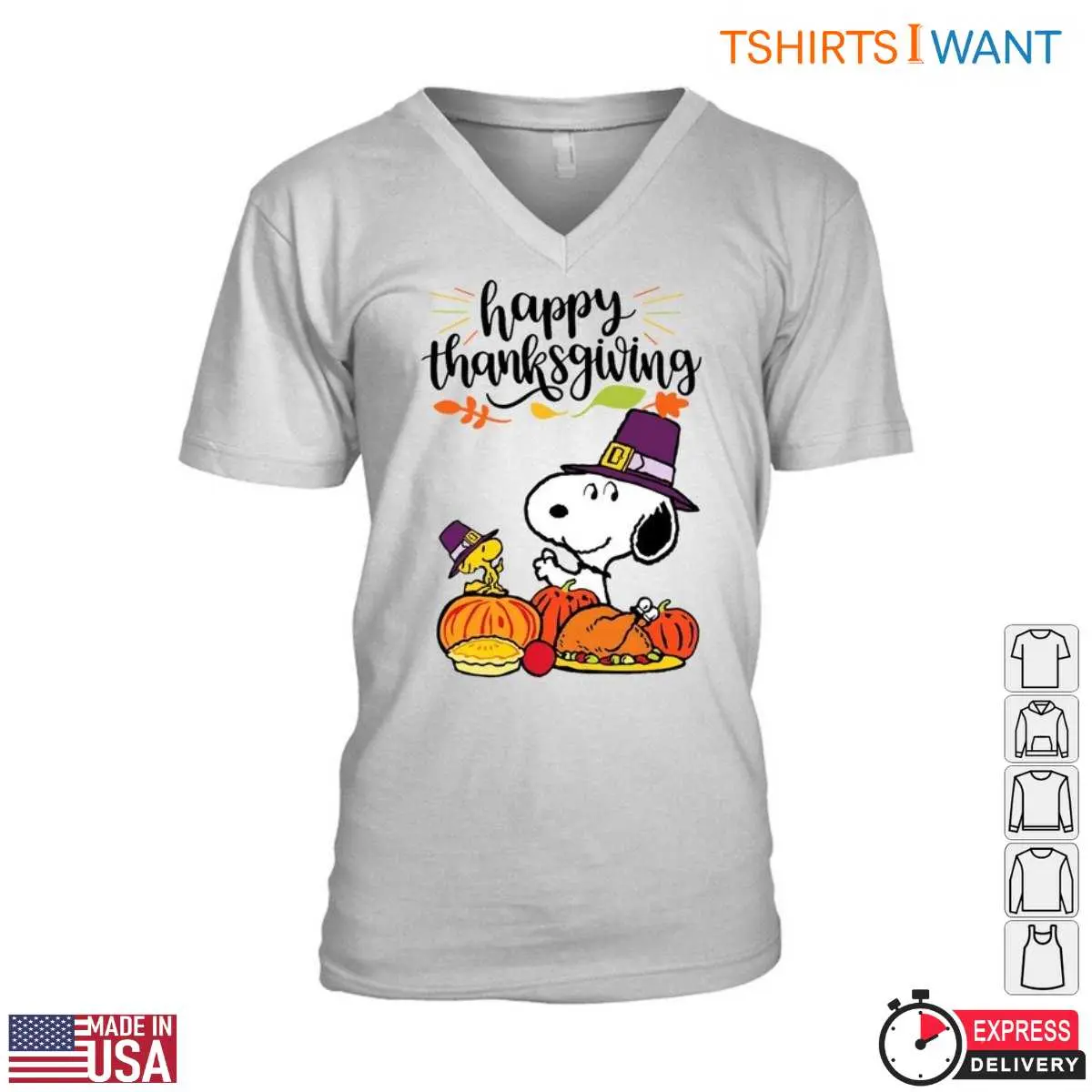 Snoopy Woodstock Thanksgiving T Shirt Fall Leaves Pumpkins 2 1.jpg