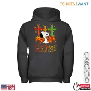 Snoopy in the Fall T-Shirt - 'Fall for Jesus, He Never Leaves' with Crosses Christian Autumn Design 11 Snoopy in the Fall T Shirt Christian Crosses Autumn Design 5 1.jpg