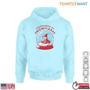 Snow Globe T-Shirt - 'Surrounded by Snowflakes' Elf Design 9 Snow Globe T Shirt Surrounded by Snowflakes Elf Design 5 1.jpg