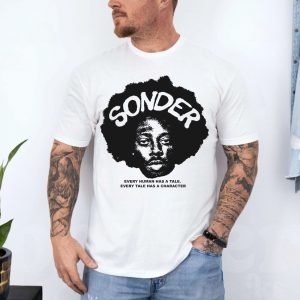 Sonder Afro Art T Shirt E28093 Deep Thoughtful Quote Streetwear Tee 4.jpg