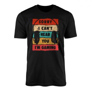 Sorry Im Gaming Retro Gamer T Shirt 1 1.jpg