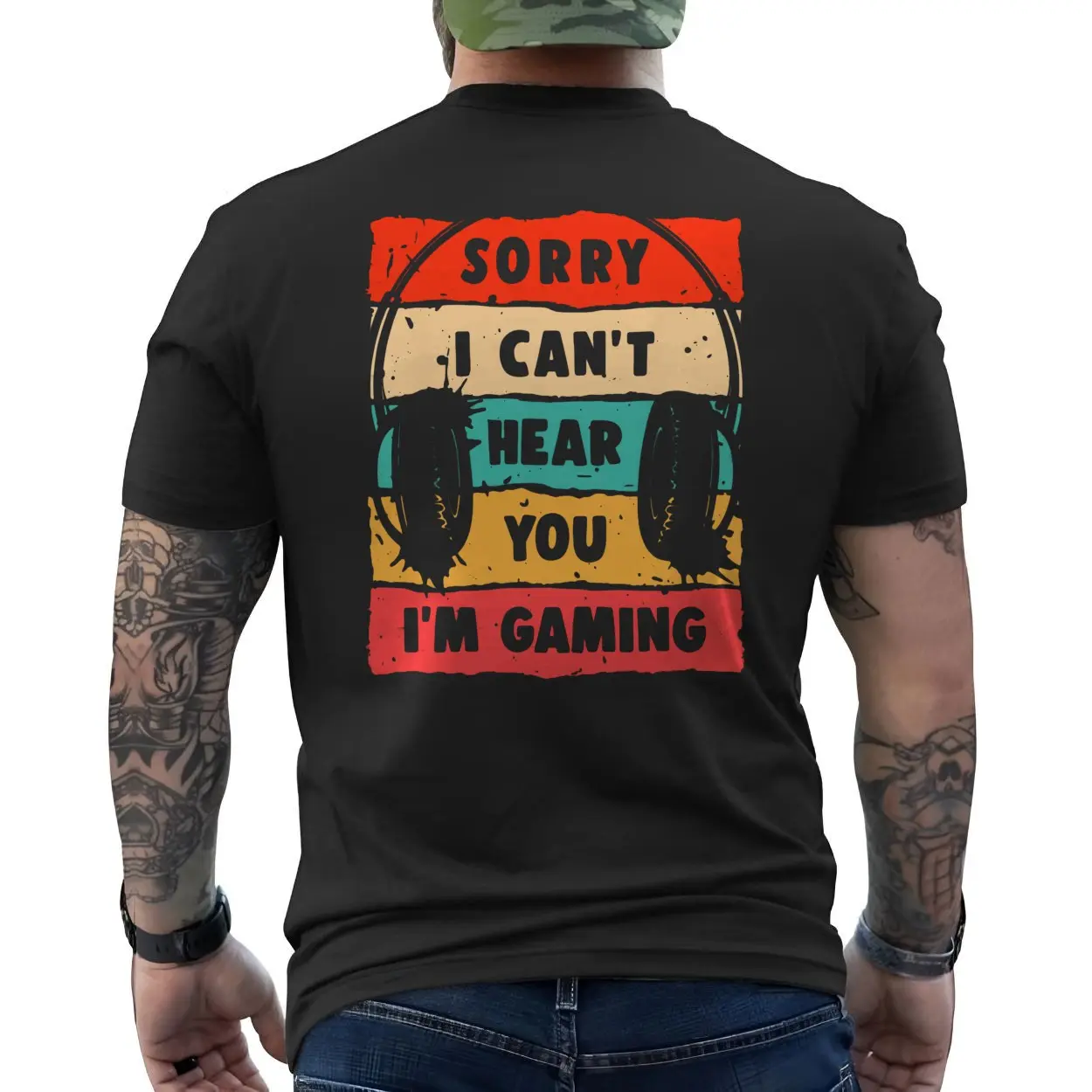 Sorry Im Gaming Retro Gamer T Shirt 6 1.jpg