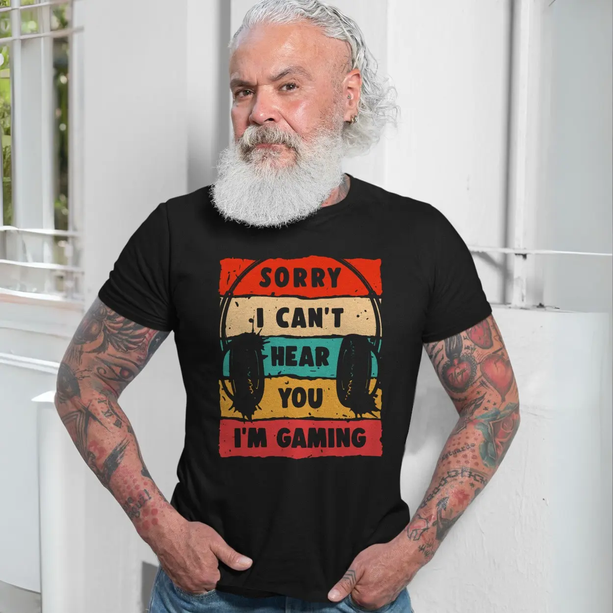 Sorry Im Gaming Retro Gamer T Shirt 7 1.jpg