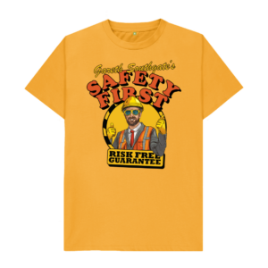 Gareth Southgate's Safety First Greatest Ever Coach T-Shirt 16 Southgates Safety First Greatest Coach T Shirt 5 1.png