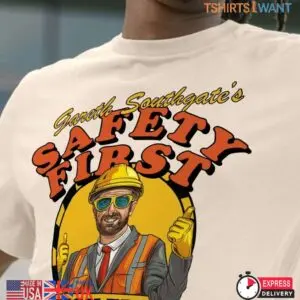 Gareth Southgate's Safety First Greatest Ever Coach T-Shirt 19 Southgates Safety First Greatest Coach T Shirt 8 1.jpg