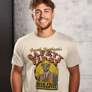 Gareth Southgate's Safety First Greatest Ever Coach T-Shirt 20 Southgates Safety First Greatest Coach T Shirt 9 1.jpg