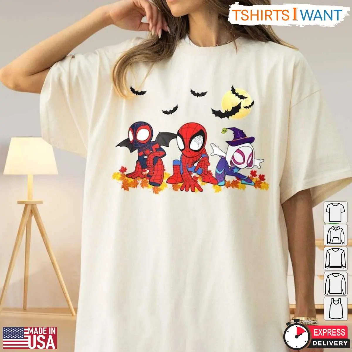 Spider Man Halloween Costume Festive T Shirt 1 1.jpg