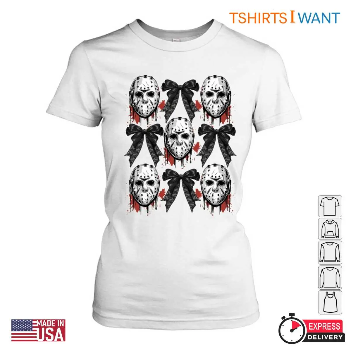 Spirit Halloween Jason Mask Horror Icons T Shirt 1 1.jpg