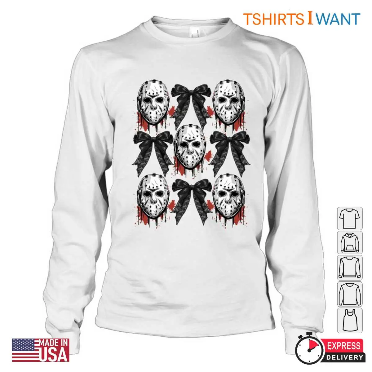 Spirit Halloween Jason Mask Horror Icons T Shirt 2 1.jpg