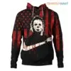 Spirit Halloween Michael Myers Hoodie - American Flag Boogey Man Costume, Spooky Season 3D Printed Apparel 9 Spirit Halloween Michael Myers American Flag Boogey Man 1 1.jpg