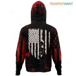 Spirit Halloween Michael Myers Hoodie - American Flag Boogey Man Costume, Spooky Season 3D Printed Apparel 5 Spirit Halloween Michael Myers American Flag Boogey Man 3 1.jpg