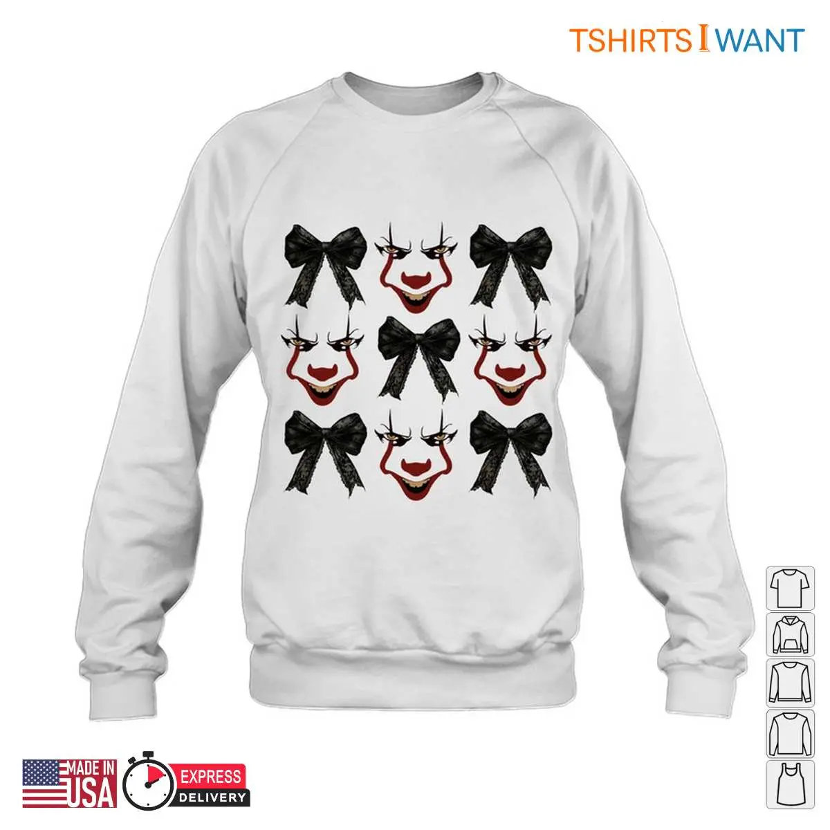Spirit Halloween Pennywise Horror Icons Design Tee 2 1.jpg