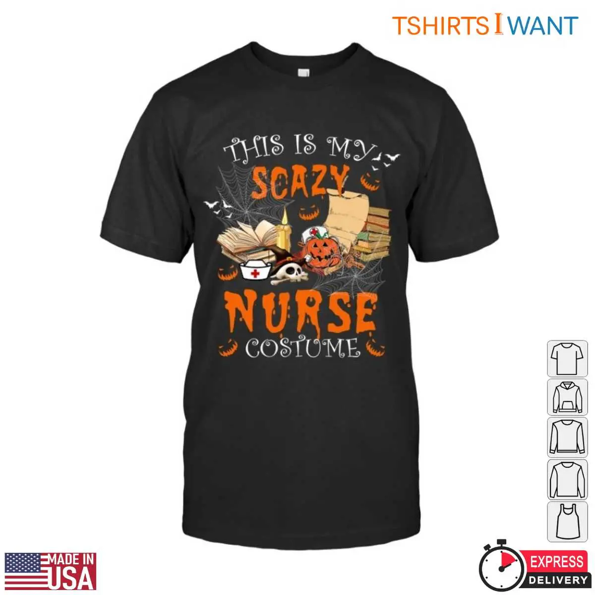 Spooky Medical Pumpkin Design Halloween Nurse T Shirt 1 1.jpg