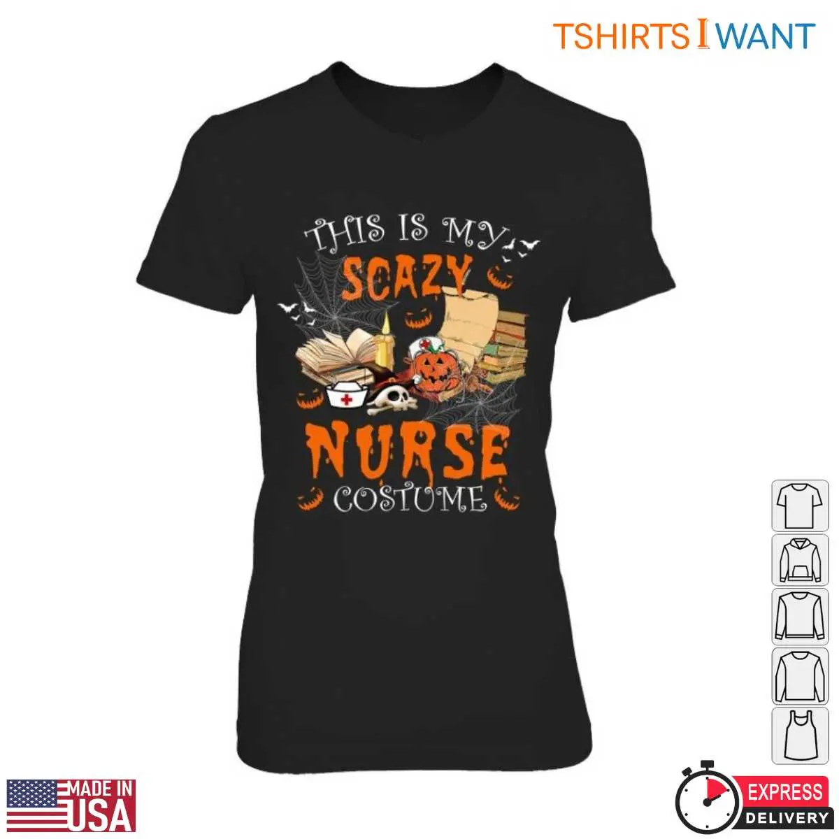 Spooky Medical Pumpkin Design Halloween Nurse T Shirt 2 1.jpg