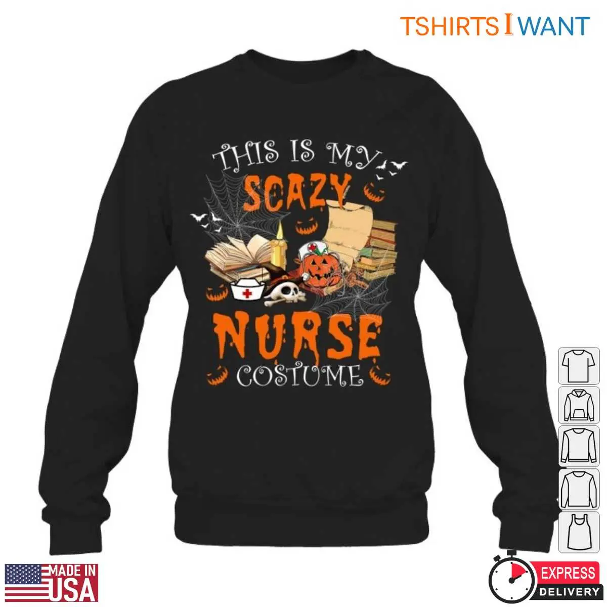 Spooky Medical Pumpkin Design Halloween Nurse T Shirt 5 1.jpg