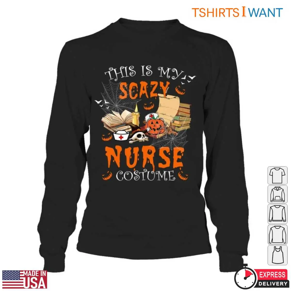 Spooky Medical Pumpkin Design Halloween Nurse T Shirt 6 1.jpg