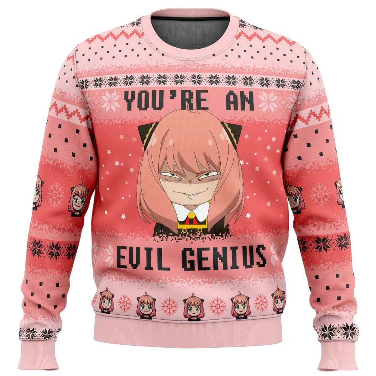Spy X Family Christmas Youre An Evil Genius Sweater 2 1.jpg