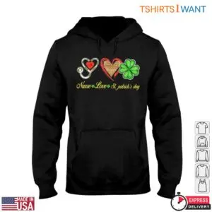 St. Patrick's Day Nurse T-Shirt - Nurse Love, Heart & Shamrock Design 9 St. Patricks Day Nurse T Shirt Nurse Love Heart Shamrock Design 4 1.jpg