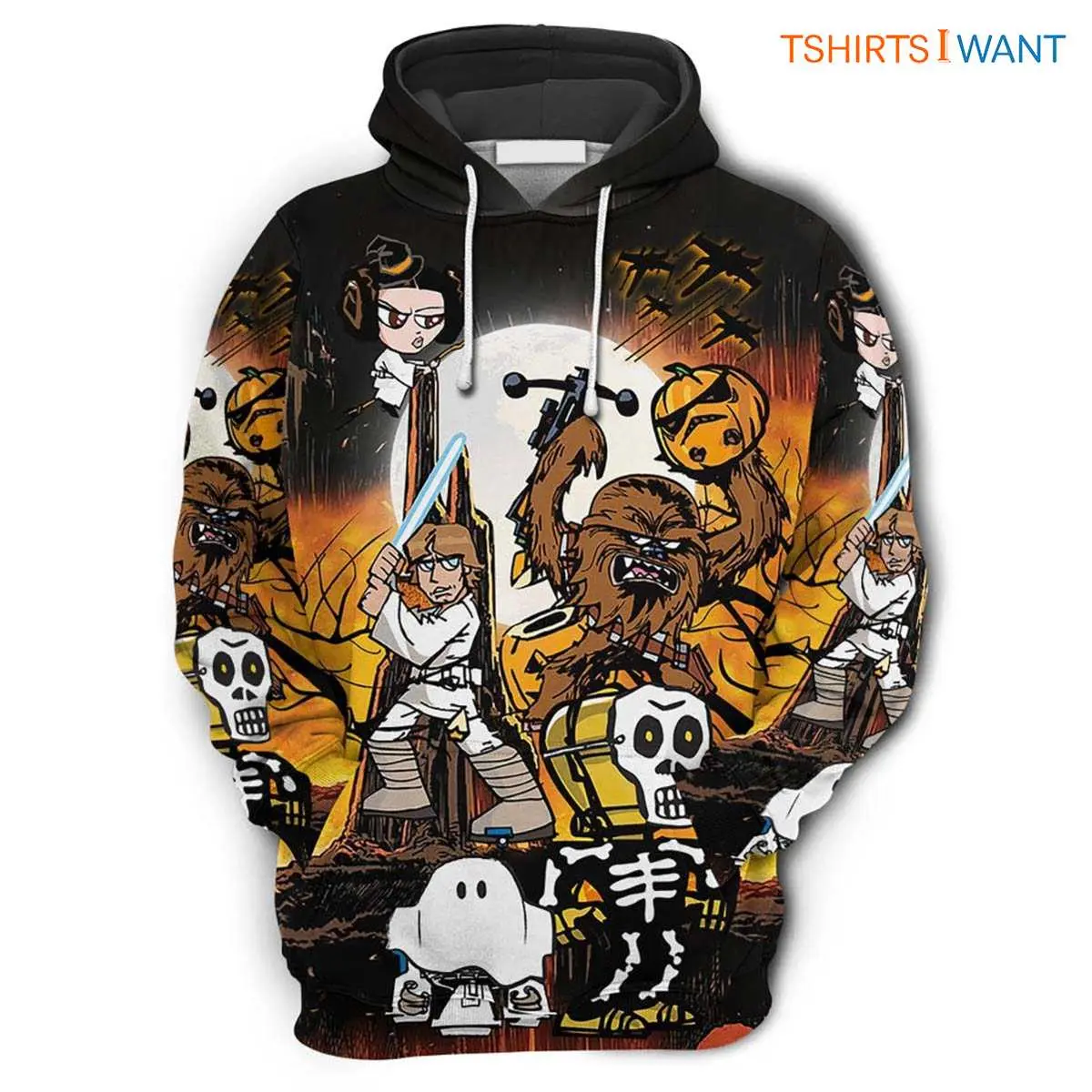 Star Wars Halloween Hoodie: Rebellious Night Out in Spooky Galaxy 6 Star Wars Halloween Hoodie