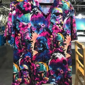 Star Wars Hawaiian Shirts: Tropical Floral Edition with Darth Vader, Boba Fett & Stormtrooper 5 Star Wars Hawaiian Shirts Tropical Floral Edition 3 1.jpg