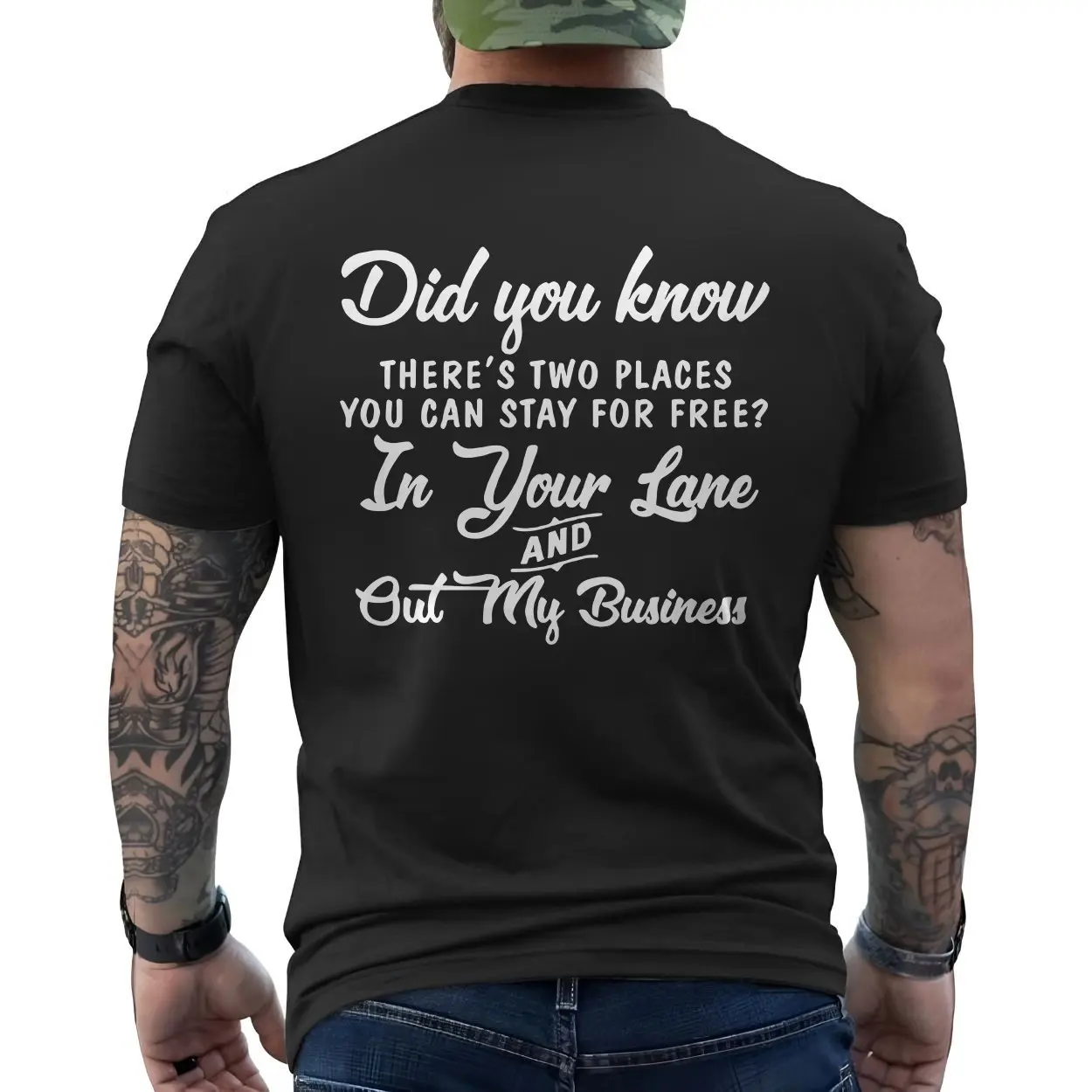 Stay In Your Lane Out My Business Funny Sarcastic T Shirt 6 1.jpg