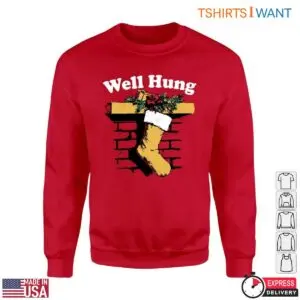 Stockings Christmas T-shirt – 'Well Hung' Fireplace Humorous Holiday 7 Stockings Christmas T Shirt Fireplace Holiday Humor 3 1.jpg