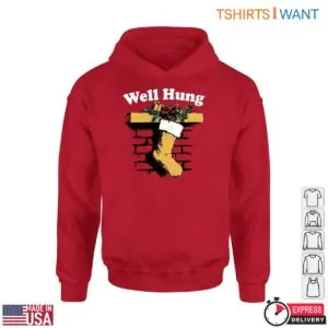 Stockings Christmas T-shirt – 'Well Hung' Fireplace Humorous Holiday 8 Stockings Christmas T Shirt Fireplace Holiday Humor 4 1.jpg