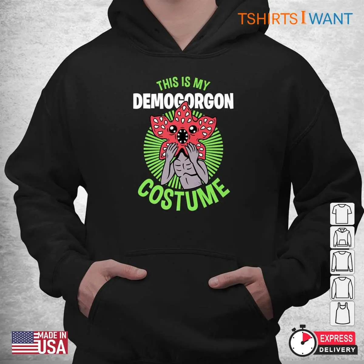 Stranger Things Demogorgon Costume: This Is My Demogorgon Halloween Costume Shirt 4 Stranger Things Demogorgon Costume Hawkins Monster Tee 4 1.jpg