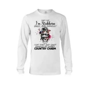 American Skull Tee – Funny Halloween Shirts For Women 9 American Skull Tee – funny halloween Long sleeve for women