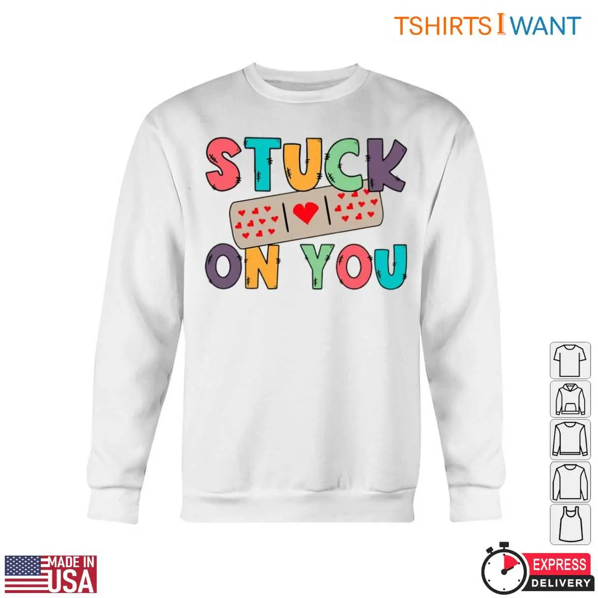 Stuck On You Band Aid Heart Tee 5 1.jpg