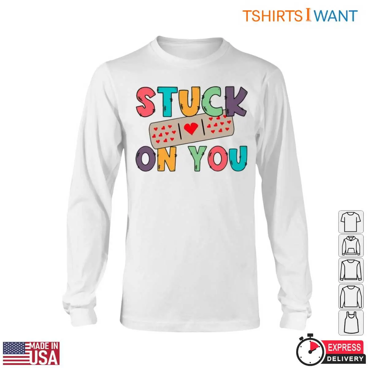 Stuck On You Band Aid Heart Tee 6 1.jpg
