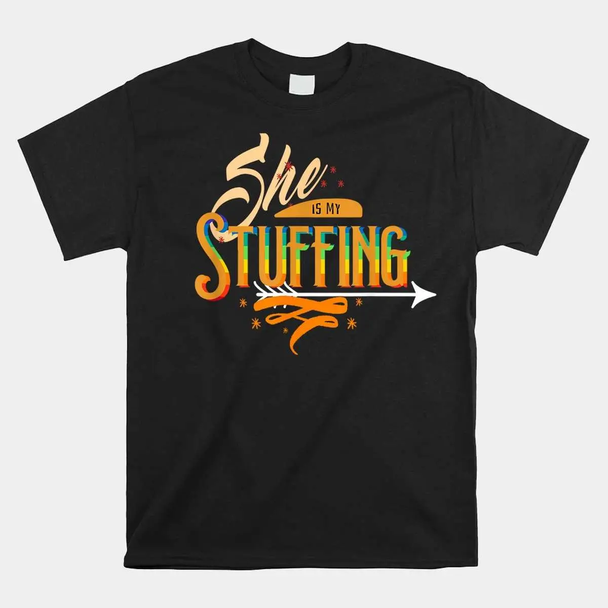 Stuffing Lesbian Couple Thanksgiving Shirt 1 1.jpg