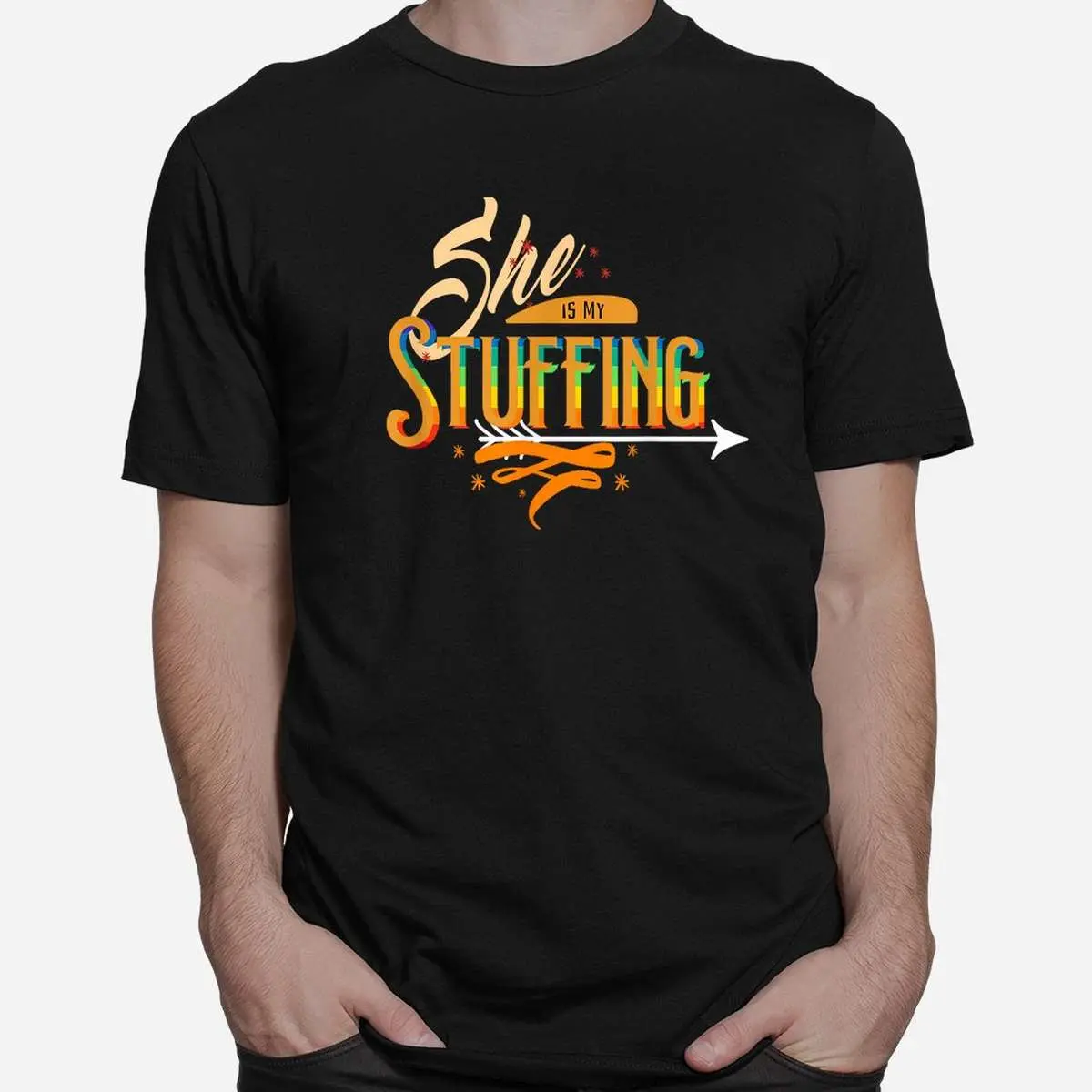 Stuffing Lesbian Couple Thanksgiving Shirt 2 1.jpg