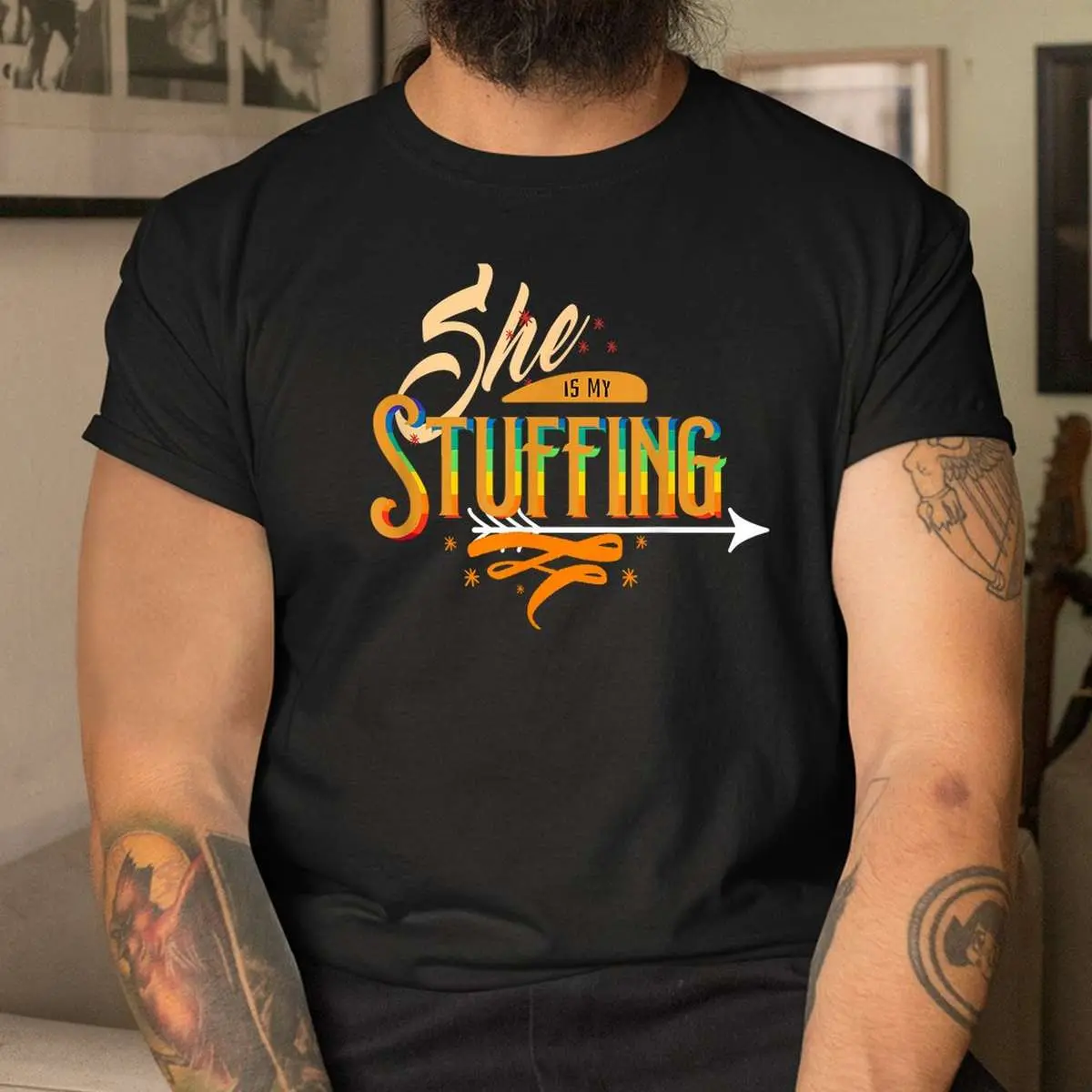 Stuffing Lesbian Couple Thanksgiving Shirt 11 Stuffing Lesbian Couple Thanksgiving Shirt