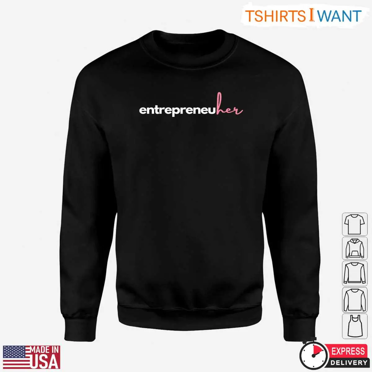 Stylish Entrepreneur Her Female Empowerment Minimalist Graphic T Shirt 3 1.jpg