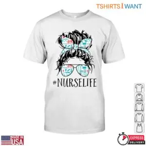Stylish Nurse T Shirt Headband Sunglasses Design 1 1.jpg