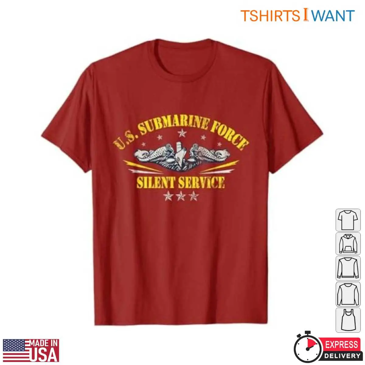 Submarine Force U.S Silent Service Navy Graphic Tee 4 1.jpg