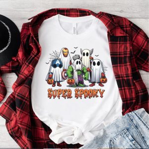 Super Spooky Heroes Shirt – Funny Ghost Avengers Halloween Costume Tee 5