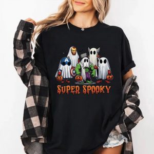 Super Spooky Heroes Shirt – Funny Ghost Avengers Halloween Costume Tee 6
